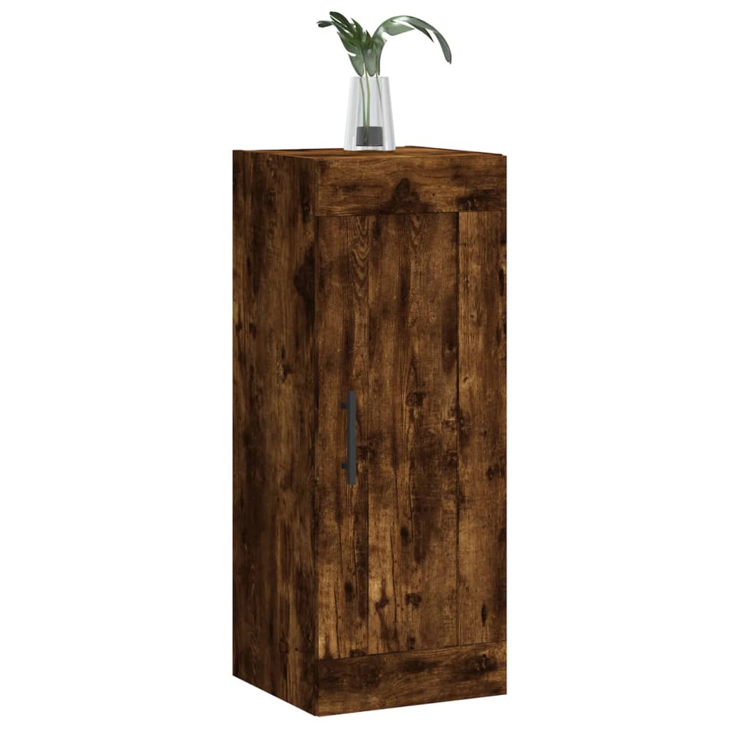 Wandkast 34,5x34x90 cm bewerkt hout