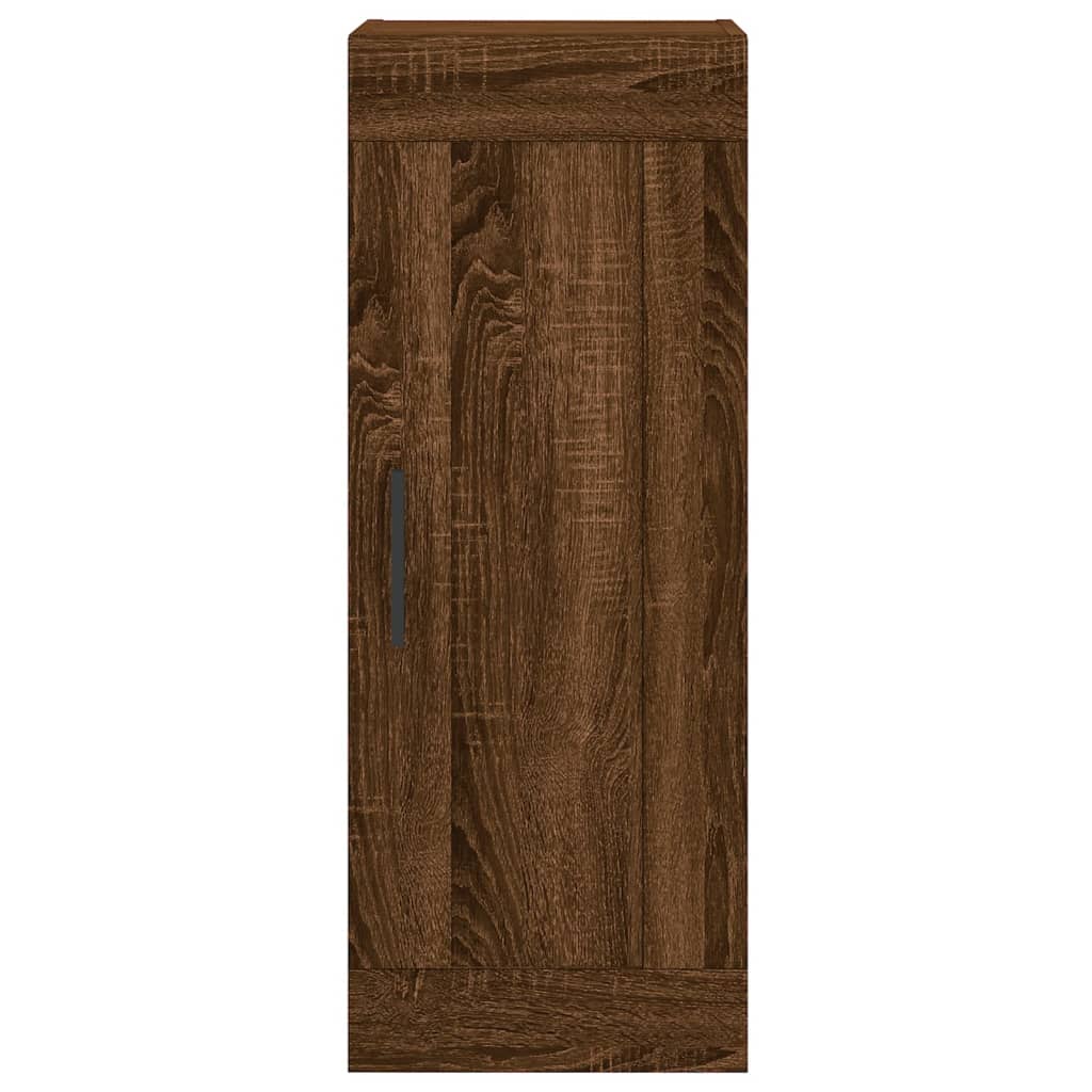 Wandkast 34,5x34x90 cm bewerkt hout