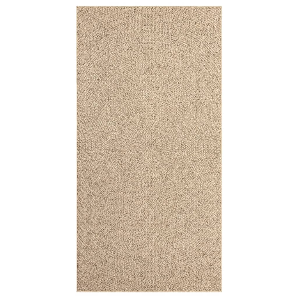 Vloerkleed ZIZUR binnen en buiten 160x230 cm jute look