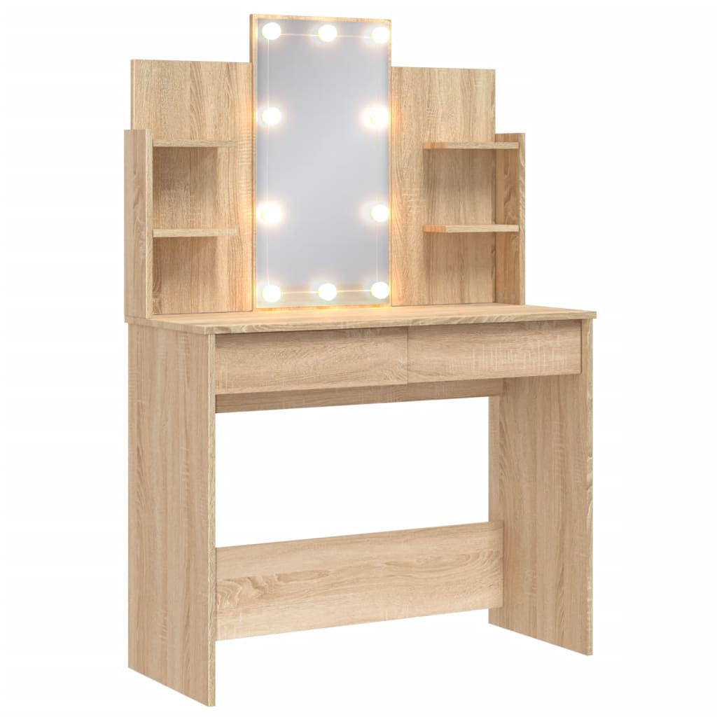 Kaptafel met LED-verlichting 96x40x142 cm