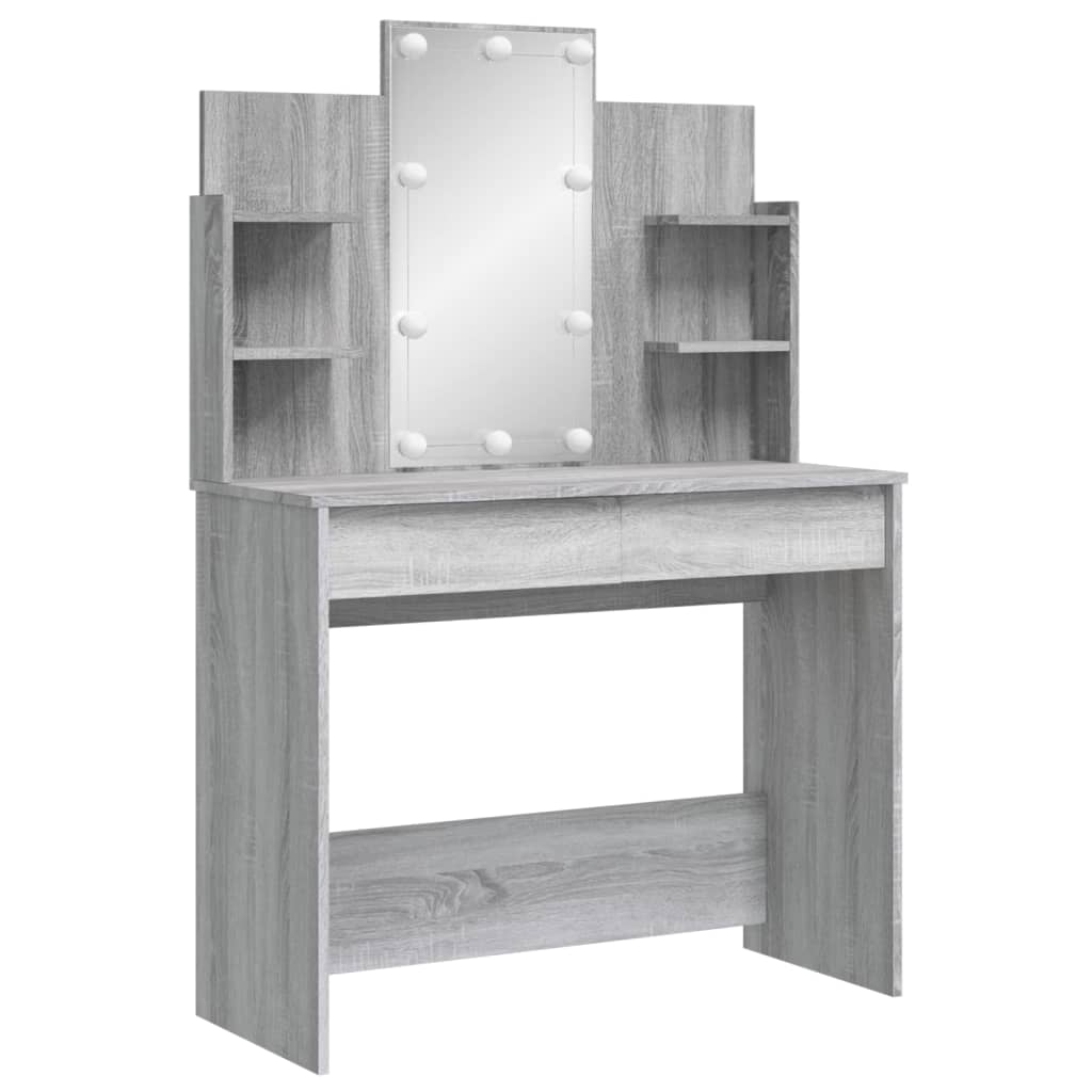 Kaptafel met LED-verlichting 96x40x142 cm