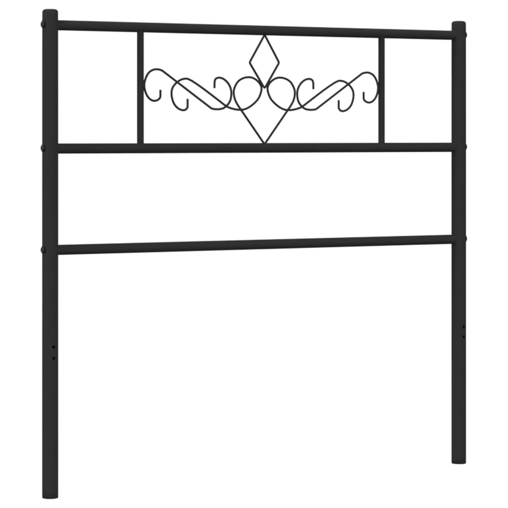 Hoofdbord 140 cm metaal