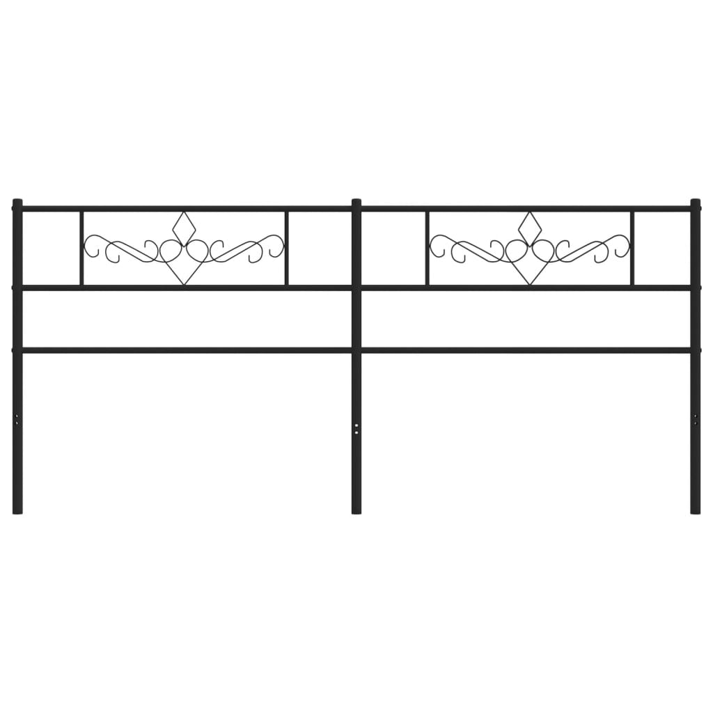 Hoofdbord 140 cm metaal