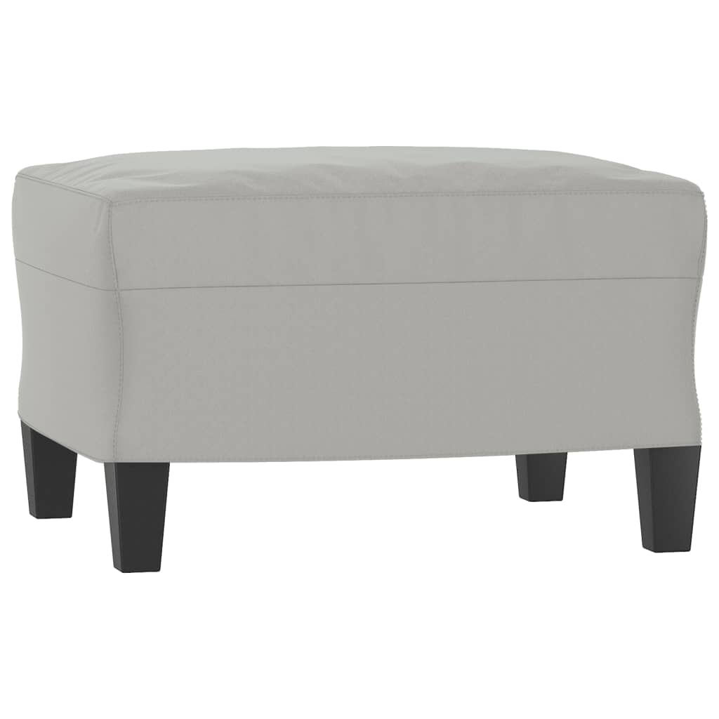 2-delige Loungeset met kussens microvezelstof taupe