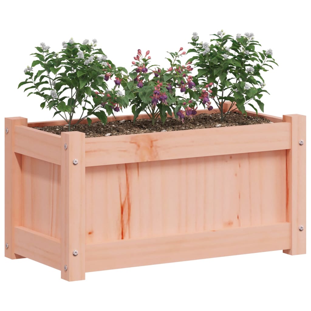 Plantenbak 60x31x31 cm massief wasbruin