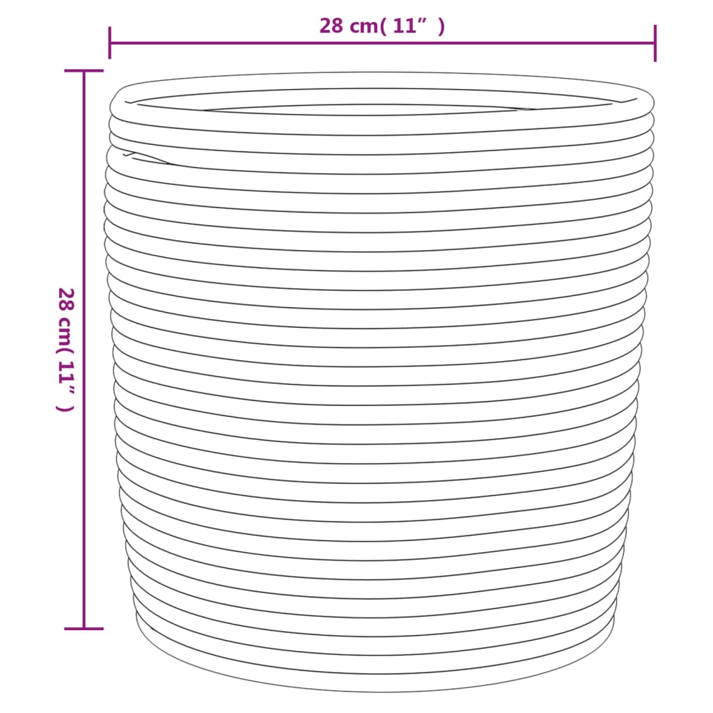 Opbergmand Ø 40x25 cm katoen