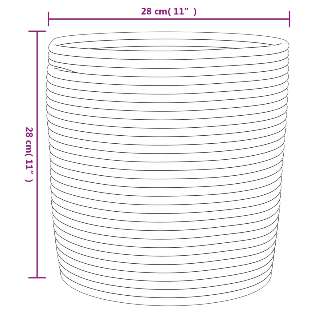 Opbergmand Ø 40x25 cm katoen