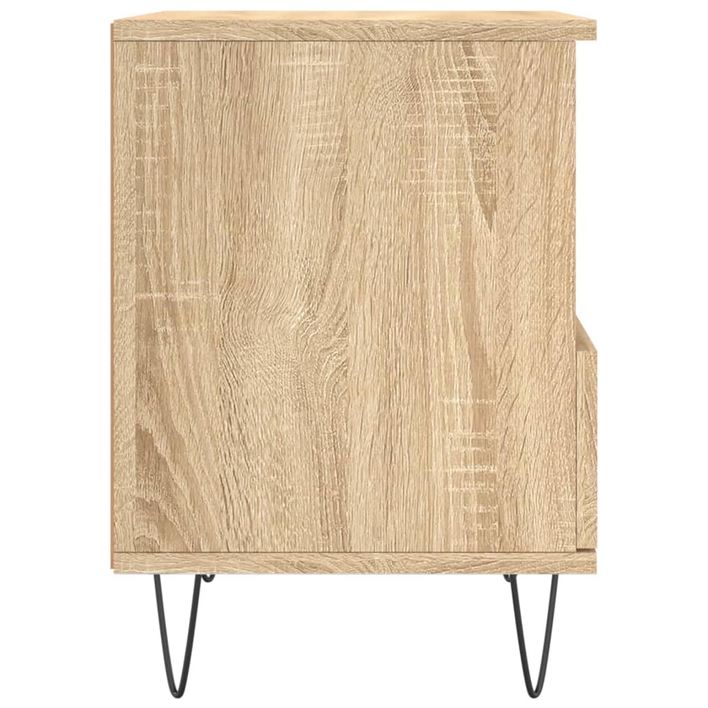 Nachtkastjes 2 st 40x35x50 cm bewerkt hout