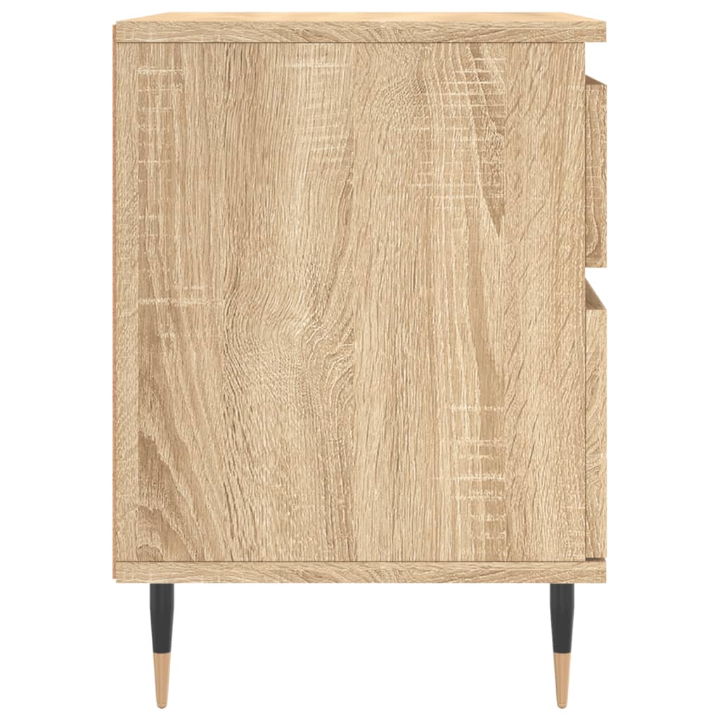 Nachtkastjes 2 st 40x35x50 cm bewerkt hout