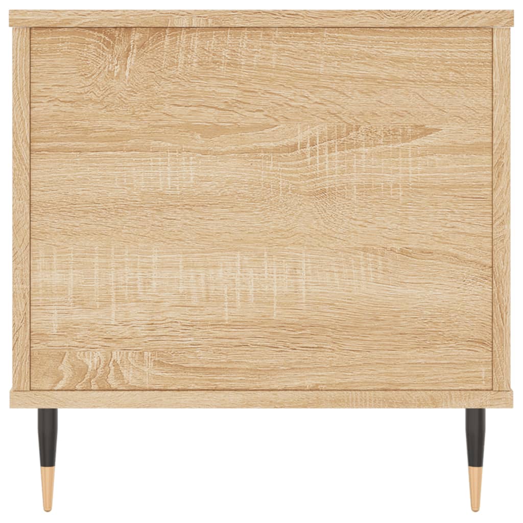 Salontafel 90x44,5x45 cm bewerkt hout bruin eikenkleur