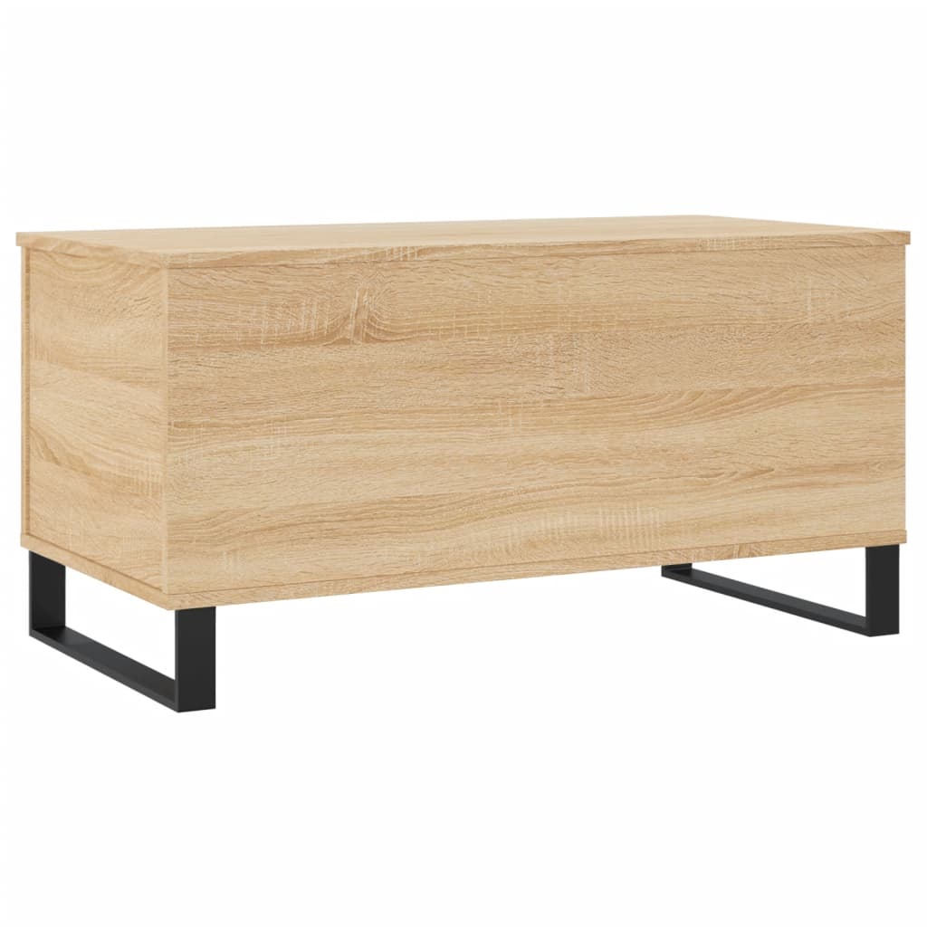 Salontafel 90x44,5x45 cm bewerkt hout