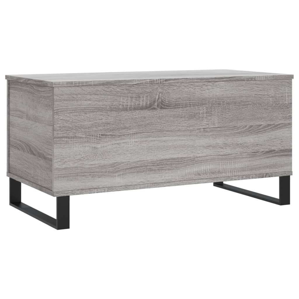 Salontafel 90x44,5x45 cm bewerkt hout