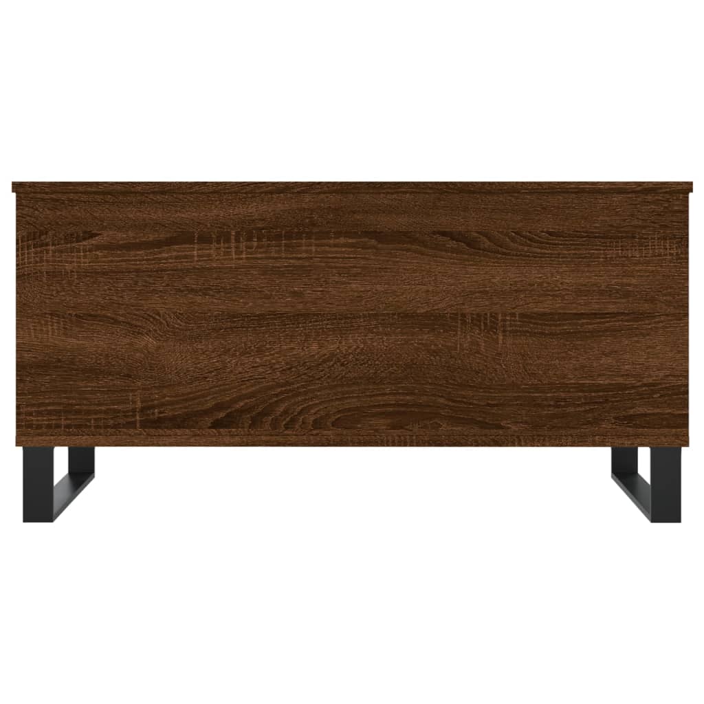 Salontafel 90x44,5x45 cm bewerkt hout