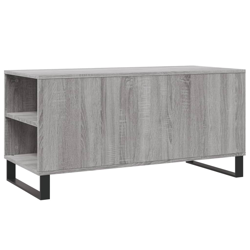 Salontafel 102x44,5x50 cm bewerkt hout eikenkleurig