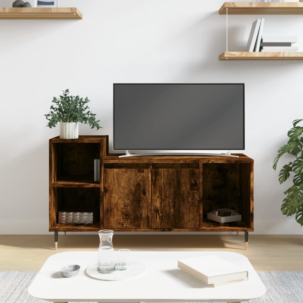 Tv-meubel 100x35x55 cm bewerkt hout