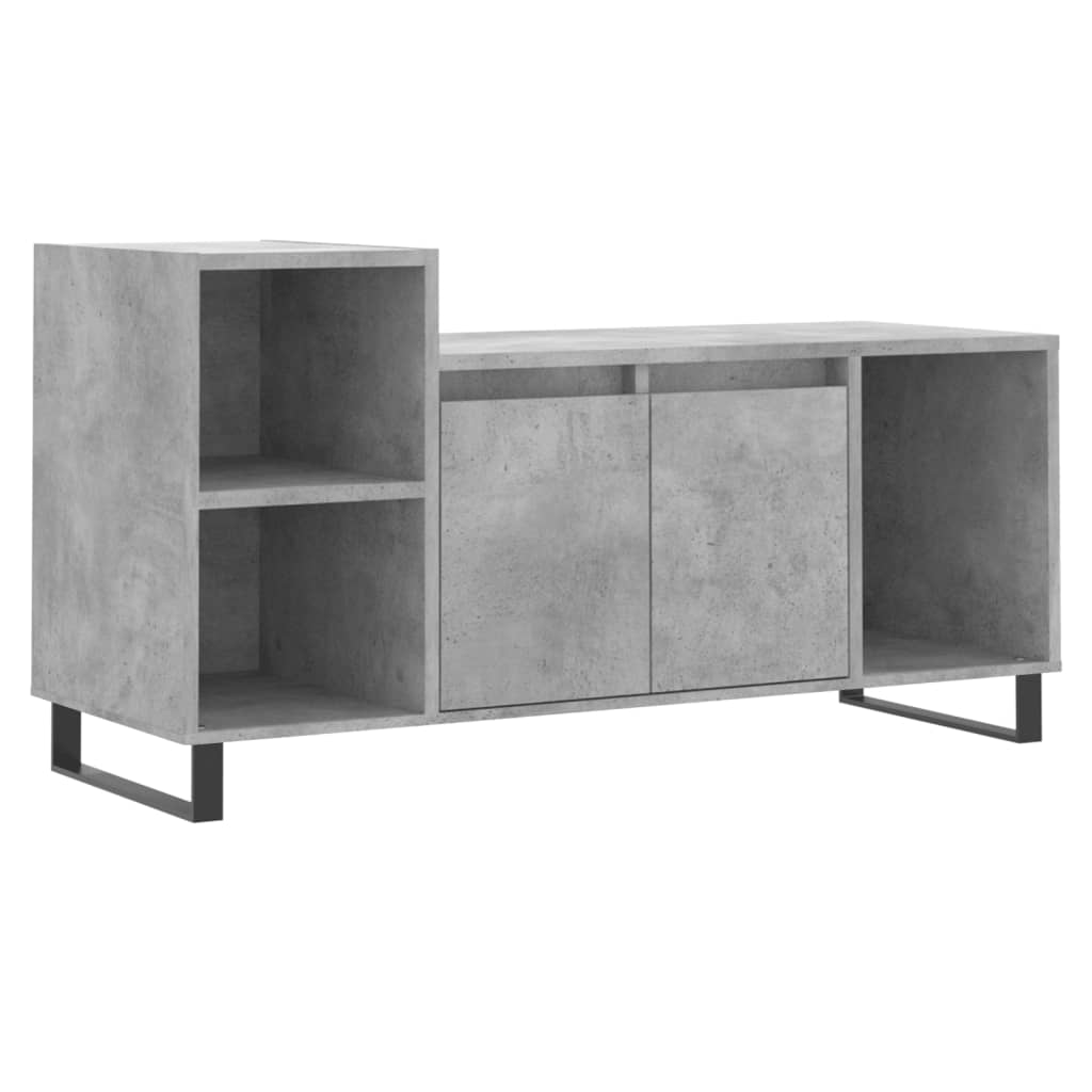 Tv-meubel 100x35x55 cm bewerkt hout eikenkleurig