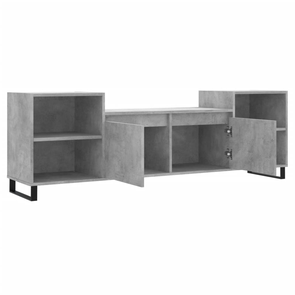 Tv-meubel 160x35x55 cm bewerkt hout eikenkleurig