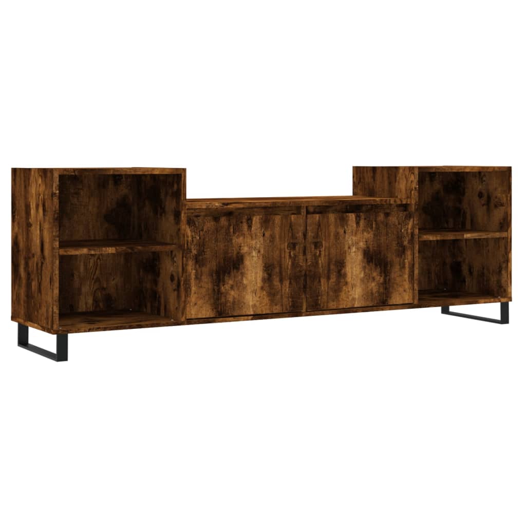 Tv-meubel 160x35x55 cm bewerkt hout eikenkleurig