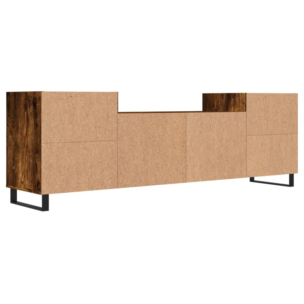 Tv-meubel 160x35x55 cm bewerkt hout eikenkleurig