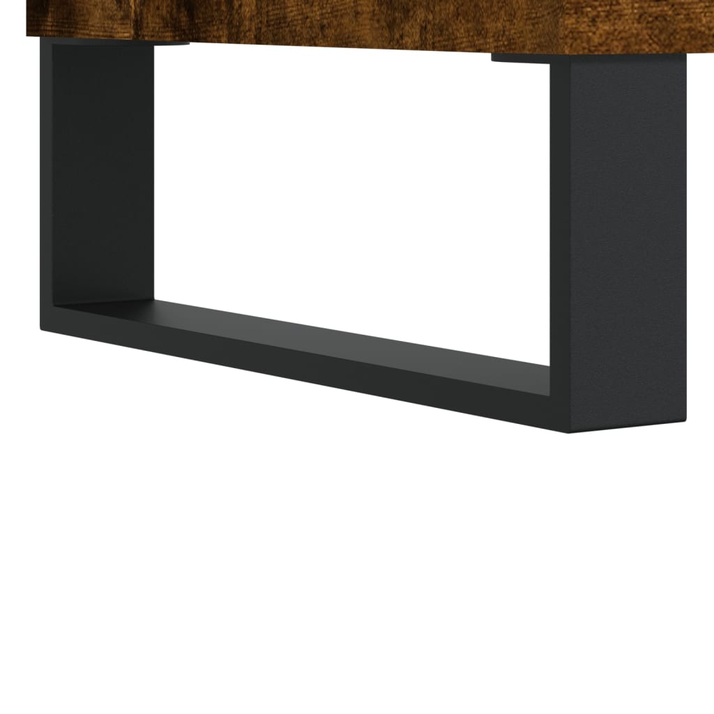 Tv-meubel 160x35x55 cm bewerkt hout eikenkleurig