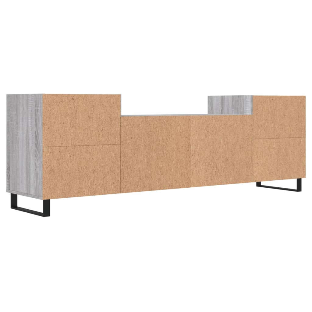 Tv-meubel 160x35x55 cm bewerkt hout eikenkleurig