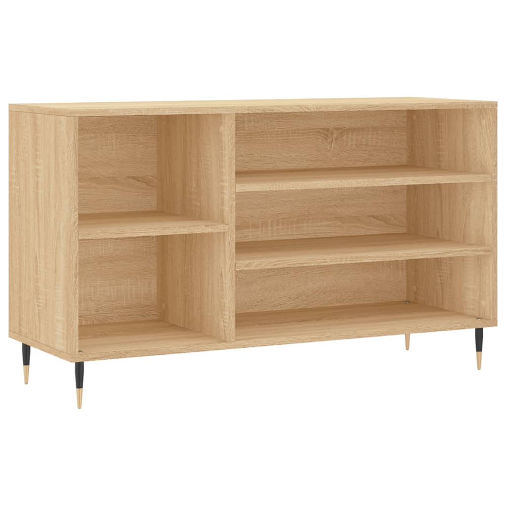 Schoenenkast 102x36x60 cm bewerkt hout