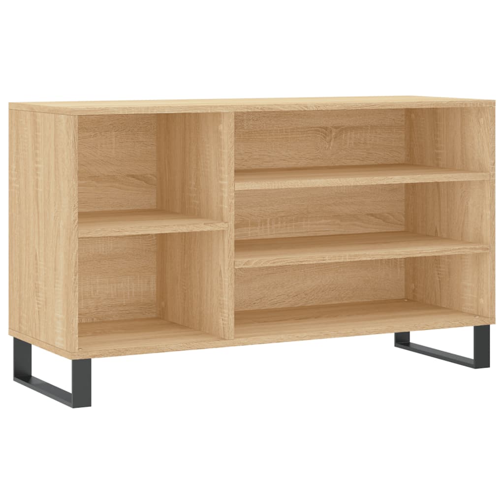 Schoenenkast 102x36x60 cm bewerkt hout