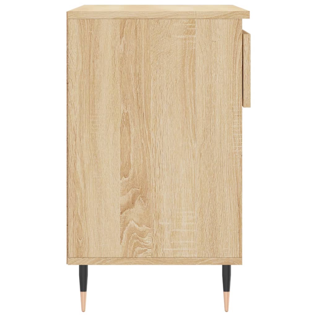 Schoenenkast 70x36x60 cm bewerkt hout bruin eikenkleur