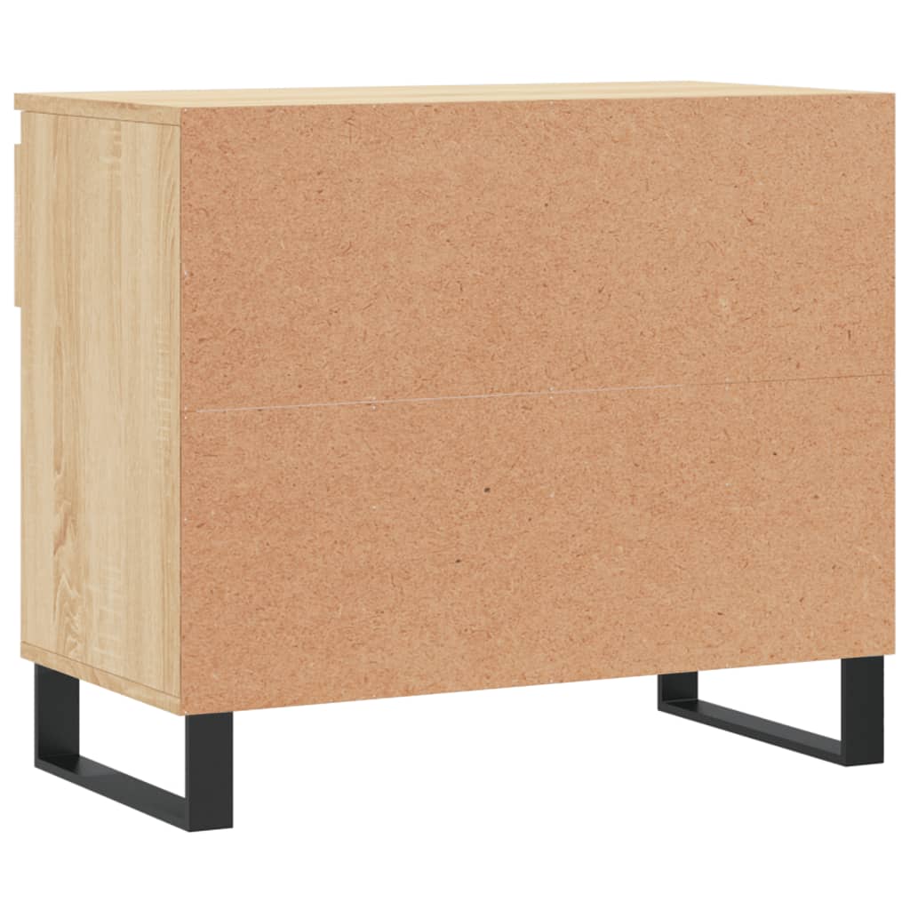 Schoenenkast 70x36x60 cm bewerkt hout eikenkleurig