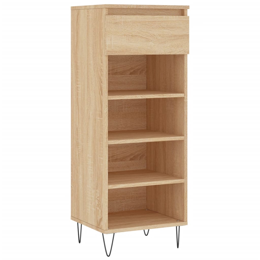 Schoenenkast 40x36x105 cm bewerkt hout