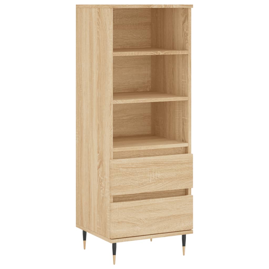 Hoge kast 40x36x110 cm bewerkt hout