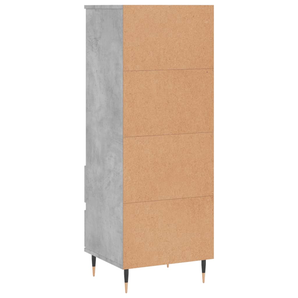 Hoge kast 40x36x110 cm bewerkt hout