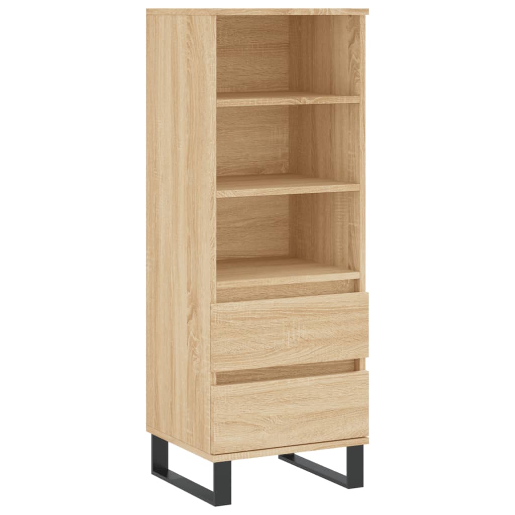 Hoge kast 40x36x110 cm bewerkt hout