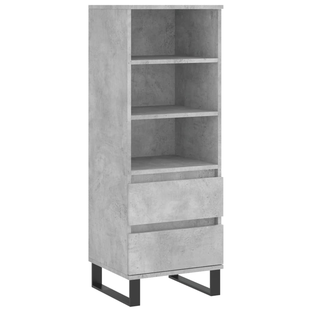 Hoge kast 40x36x110 cm bewerkt hout