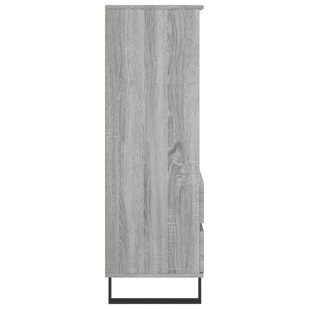 Hoge kast 40x36x110 cm bewerkt hout