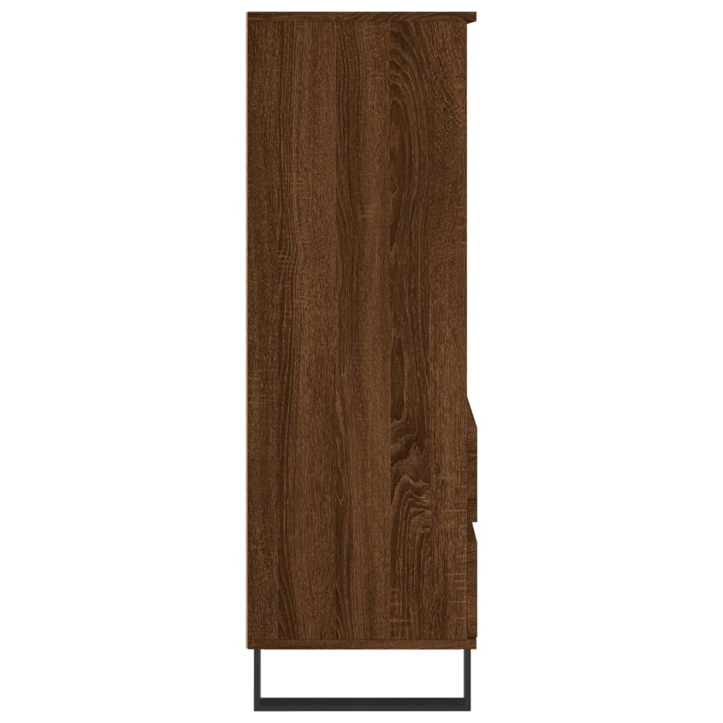 Hoge kast 40x36x110 cm bewerkt hout