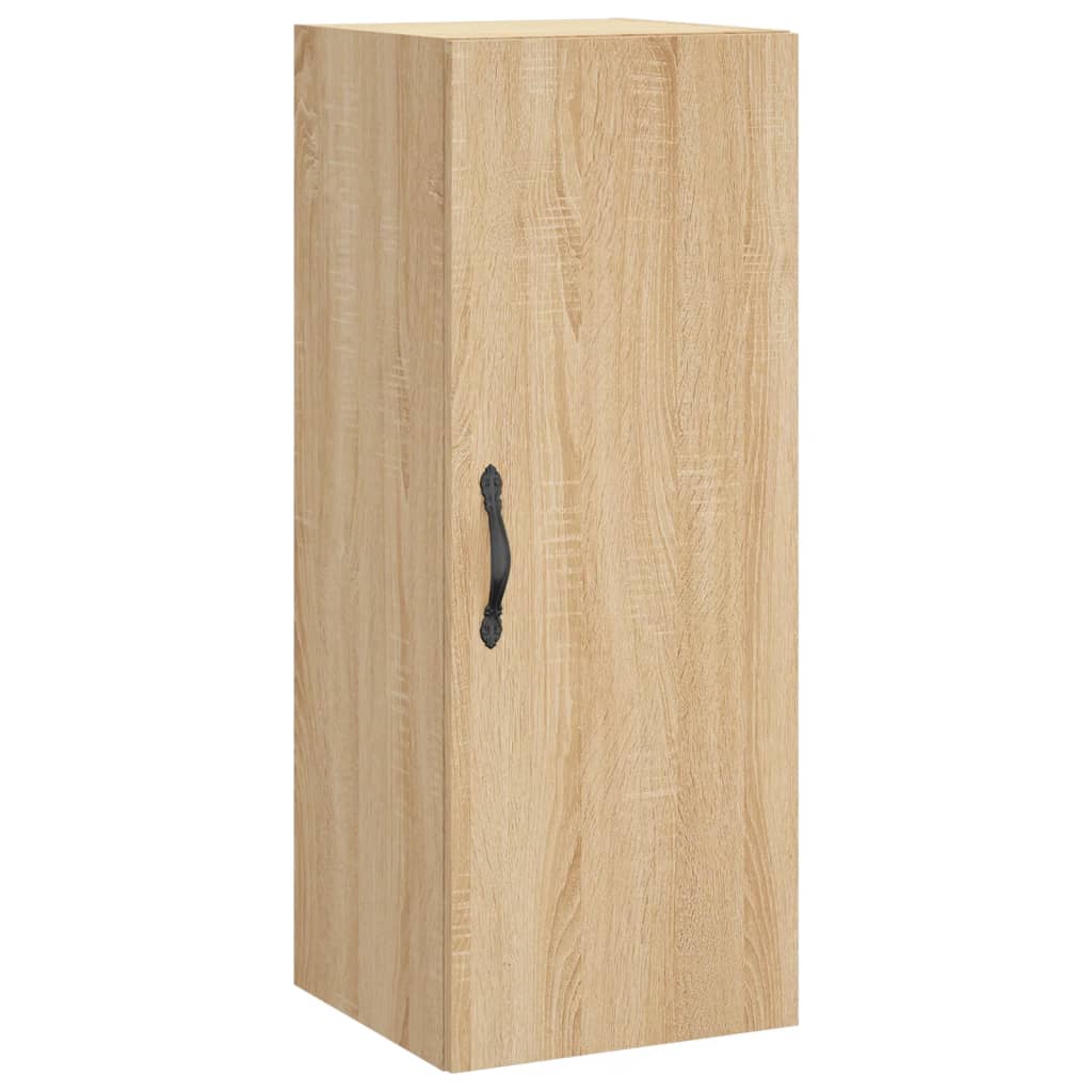 Wandkast 34,5x34x90 cm bewerkt hout