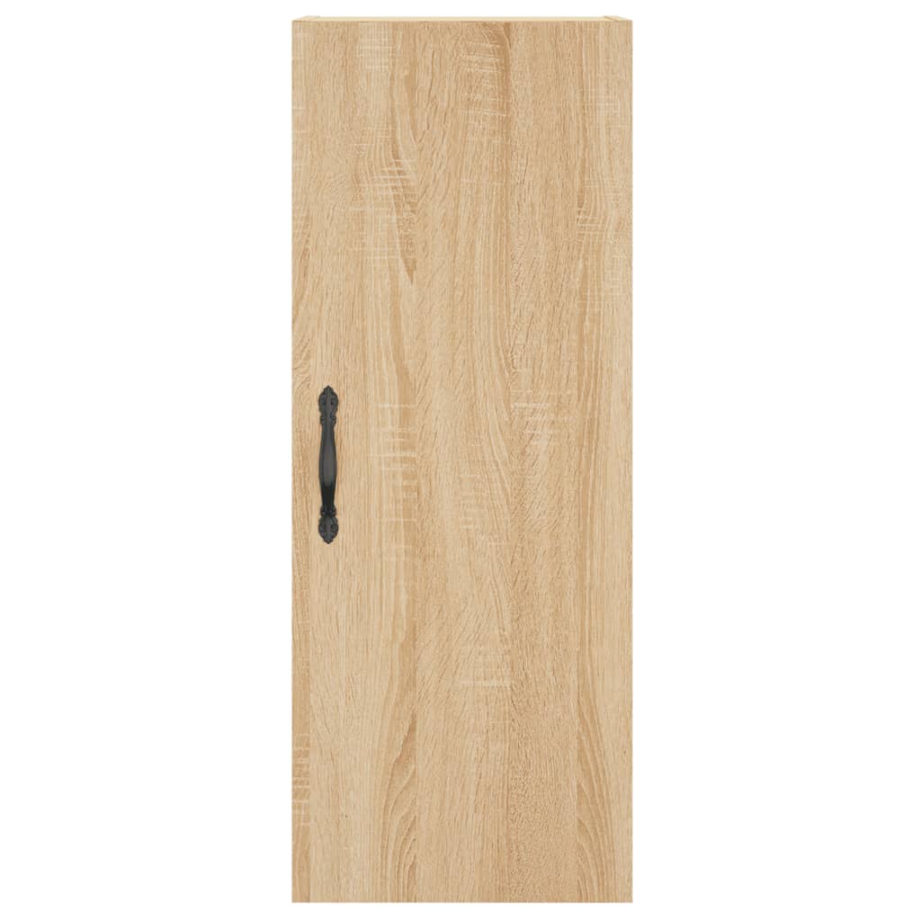 Wandkast 34,5x34x90 cm bewerkt hout