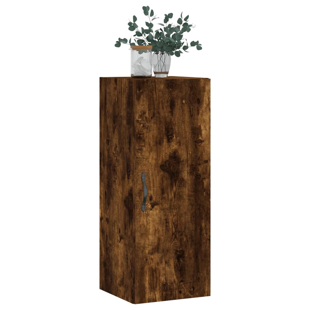 Wandkast 34,5x34x90 cm bewerkt hout