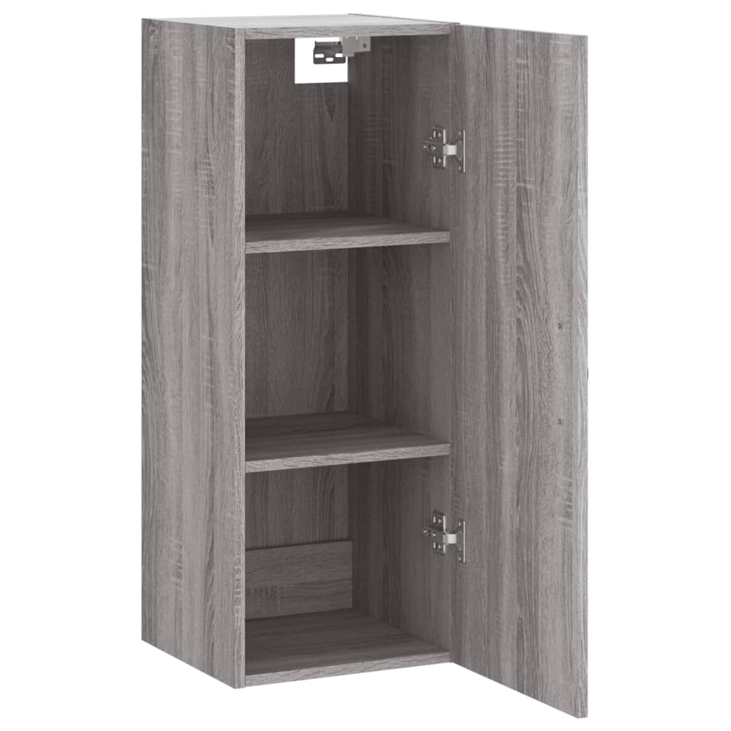 Wandkast 34,5x34x90 cm bewerkt hout