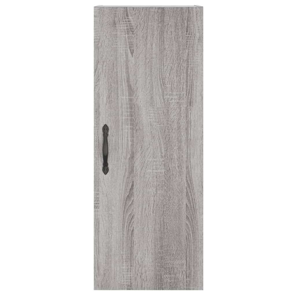 Wandkast 34,5x34x90 cm bewerkt hout