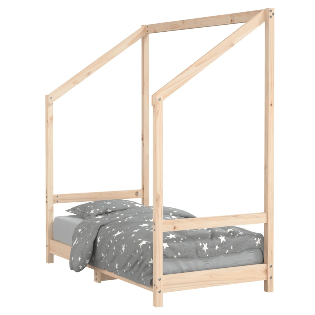 Kinderbedframe 80x200 cm massief grenenhout