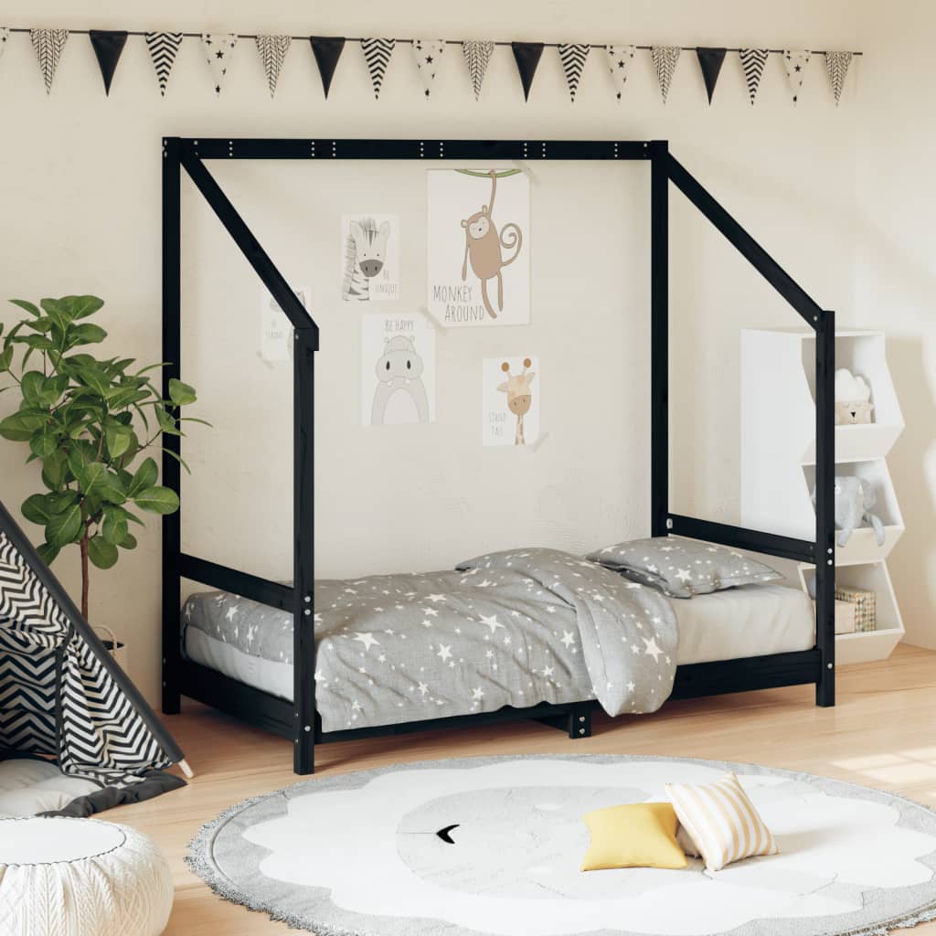 Kinderbedframe 80x200 cm massief grenenhout