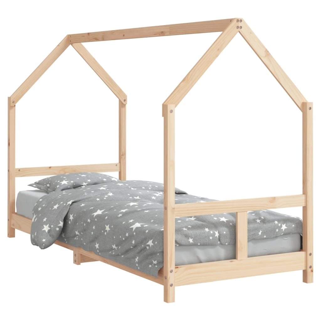 Kinderbedframe 80x160 cm massief grenenhout