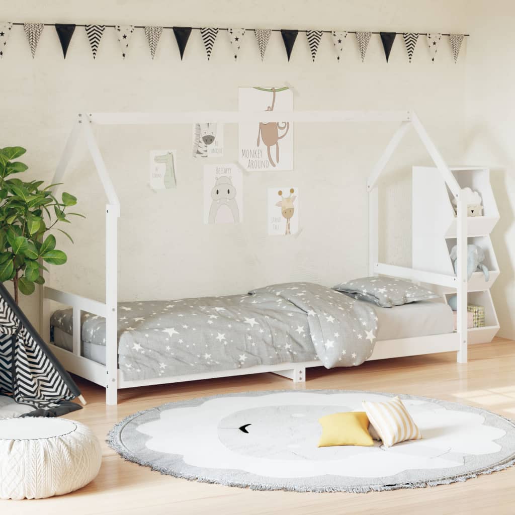 Kinderbedframe 80x160 cm massief grenenhout