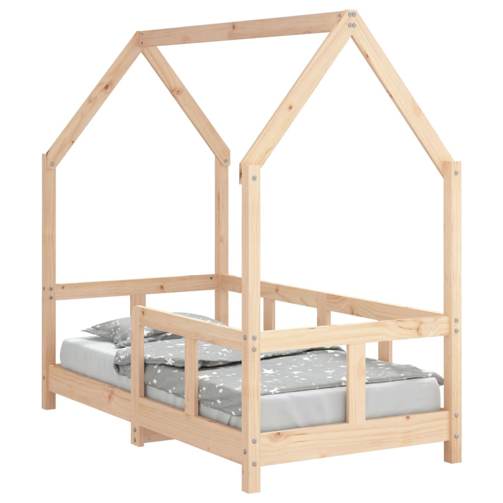 Kinderbedframe 80x160 cm massief grenenhout