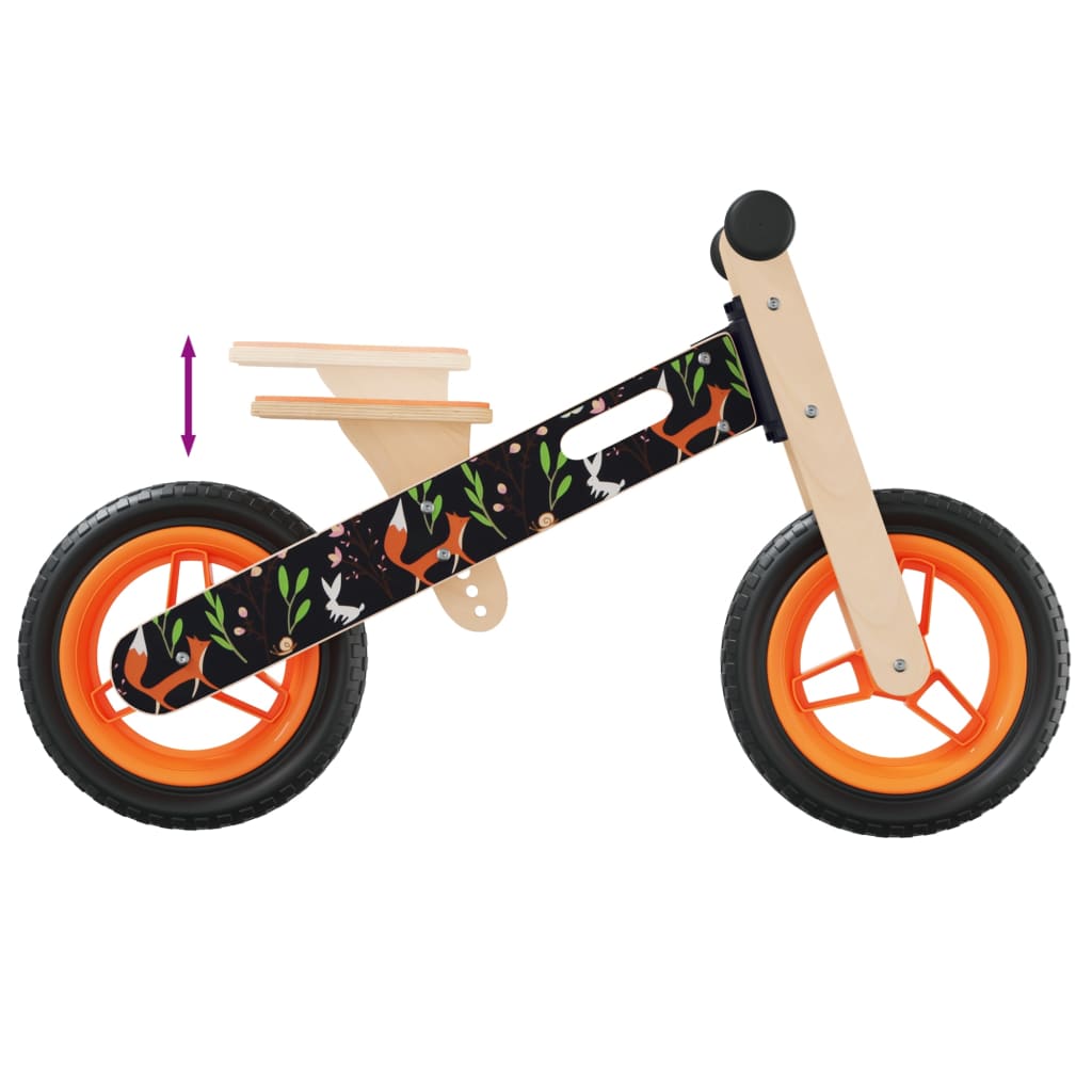 Loopfiets voor kinderen met print