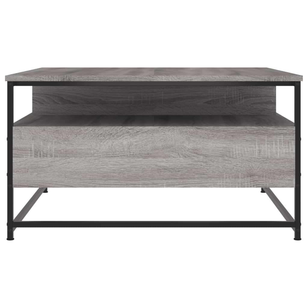 Salontafel 100x51x45 cm bewerkt hout bruin eikenkleur