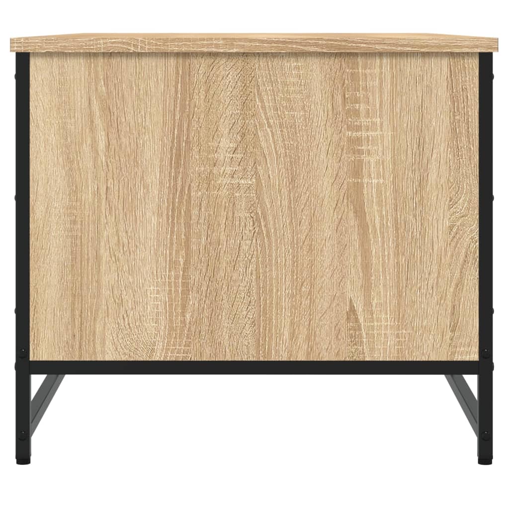 Salontafel 85,5x51x45 cm bewerkt hout bruin eikenkleur