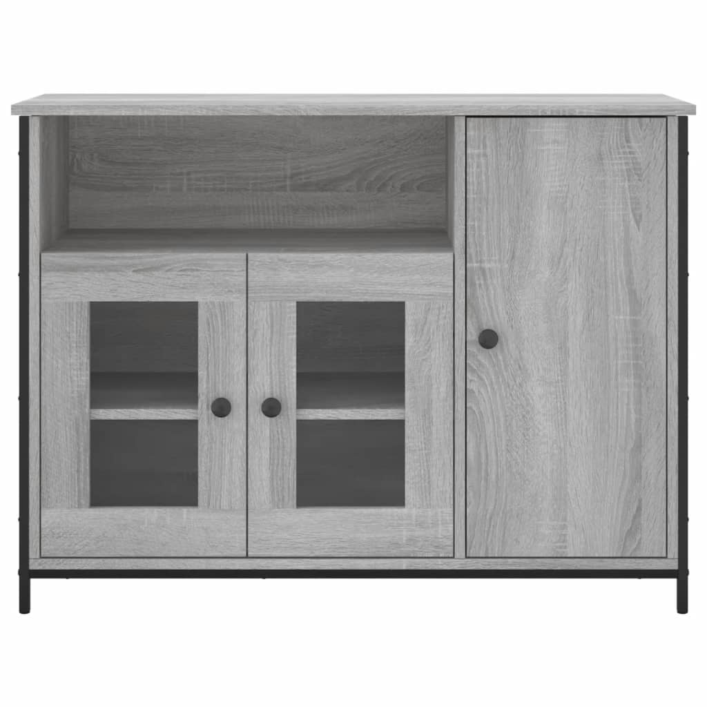 Dressoir 100x35x75 cm bewerkt hout